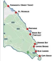 Wycieczka fakultatywna, Wycieczka Miasto duchów, Famagusta, Salamina z rejsem na Blue Lagoon i zatokę żółwi z Protaras