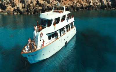 Wycieczka fakultatywna, Wycieczka Miasto duchów, Famagusta, Salamina z rejsem na Blue Lagoon i zatokę żółwi z Larnaki