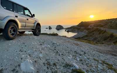 Wycieczka fakultatywna, Wycieczka na plażę Skała Afrodyty z karmieniem osiołków z Pafos